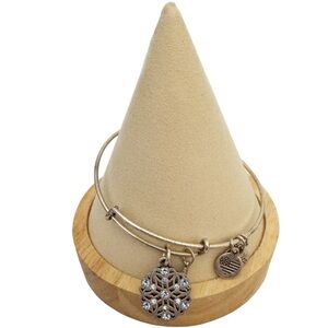 Alex and Ani Silver Snowflake Bangle Bracelet 2016